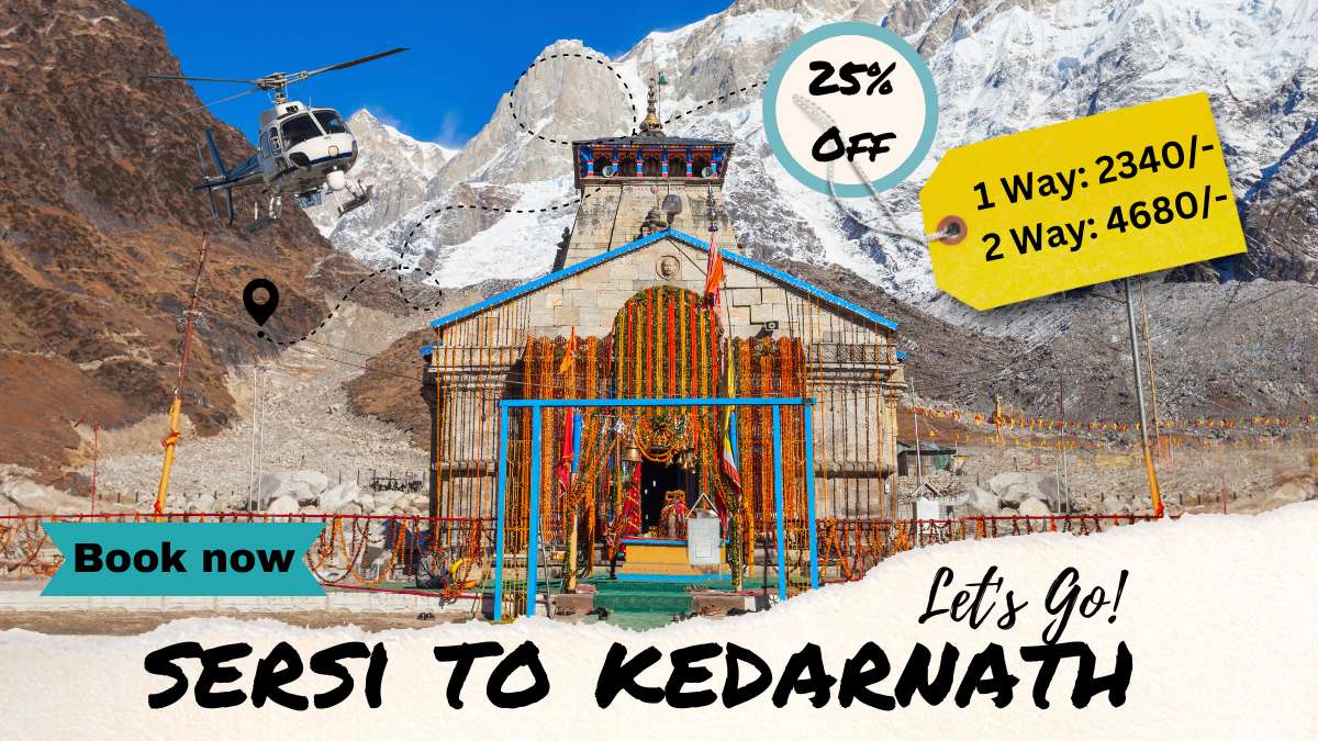 sersi to kedarnath helicopter booking Price